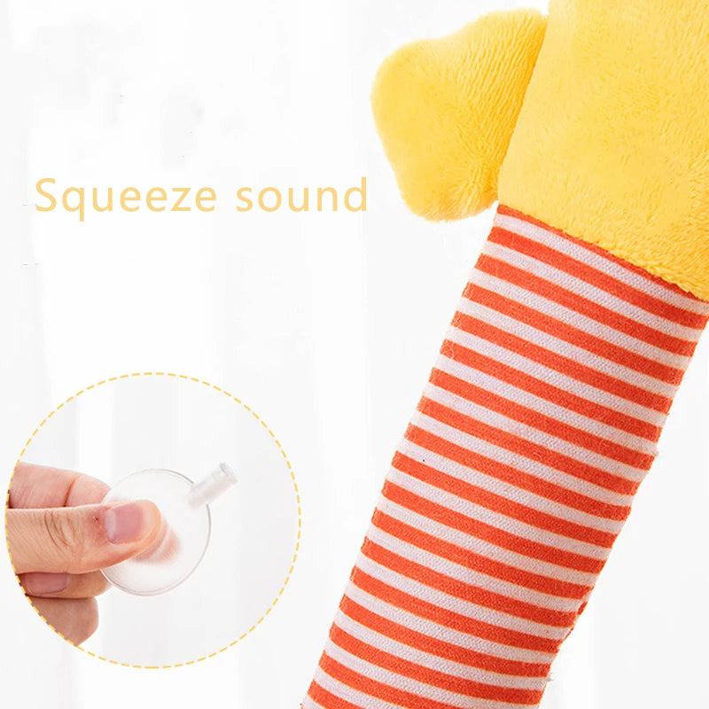 Funny Pet Dog Squeak Toys Pet Puppy Chew Squeaker Squeaky Plush Sound Toy Cute Animal Design Toys For Small Medium Large Dogs