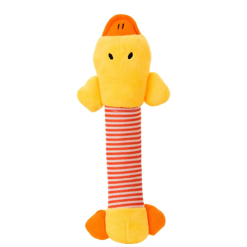 Funny Pet Dog Squeak Toys Pet Puppy Chew Squeaker Squeaky Plush Sound Toy Cute Animal Design Toys For Small Medium Large Dogs