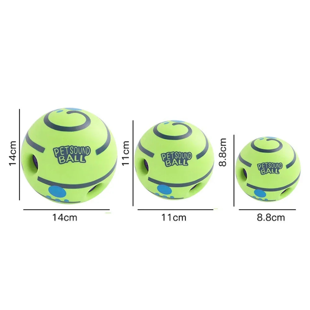 Dog Toy Funny Interactive Giggle Ball Toy for Dog Grind Teeth and Relieve Boredom Dog Wear-resistant Chew Toys Pet supplies