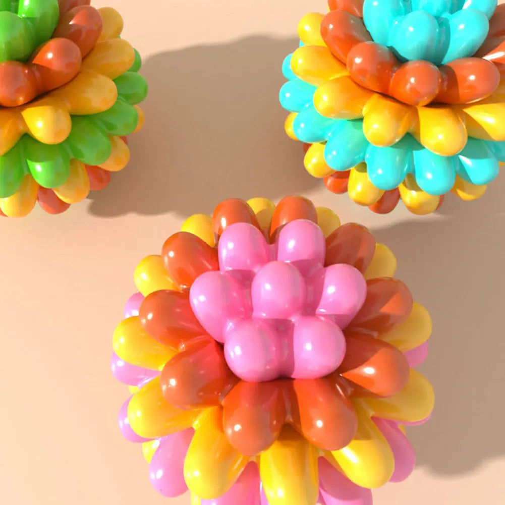 Puppy Teeth Biting Ball Interesting Dog Toy Ball Interactive Relieve Toy for Dog Indoor Outdoor Playing Chewing Toy Pet Supplies