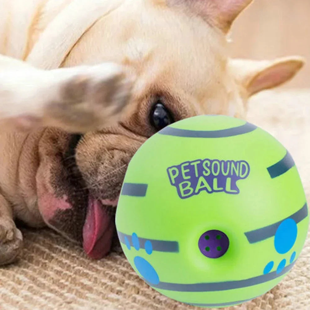 Dog Toy Funny Interactive Giggle Ball Toy for Dog Grind Teeth and Relieve Boredom Dog Wear-resistant Chew Toys Pet supplies