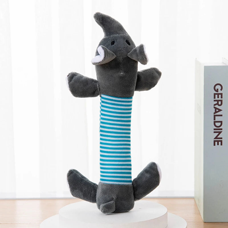 Funny Pet Dog Squeak Toys Pet Puppy Chew Squeaker Squeaky Plush Sound Toy Cute Animal Design Toys For Small Medium Large Dogs