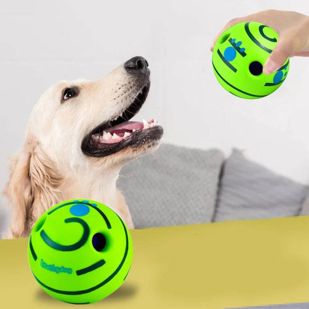 Dog Toy Funny Interactive Giggle Ball Toy for Dog Grind Teeth and Relieve Boredom Dog Wear-resistant Chew Toys Pet supplies